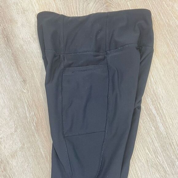 X by Gottex White Racerback Sports Bra & Black Leggings Workout Set, Women’s XS - Picture 3 of 7